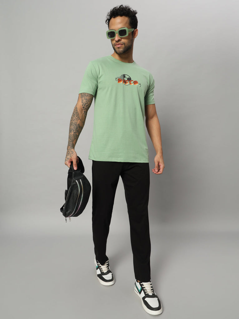 Ego Trip Round Neck Pista Color T-shirt