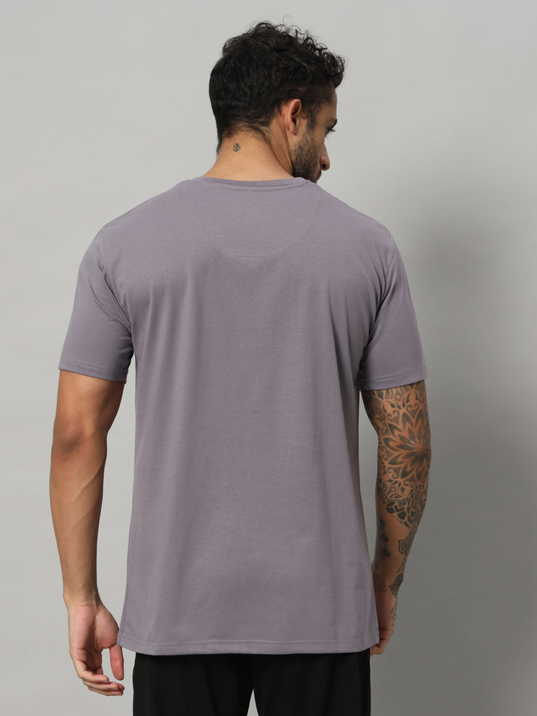 Ego Trip Round Neck Gray T-shirt