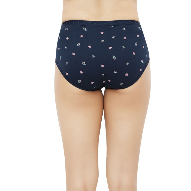 BlueNixie Online Women's Cotton Printed Hipster Panties Pack of 3