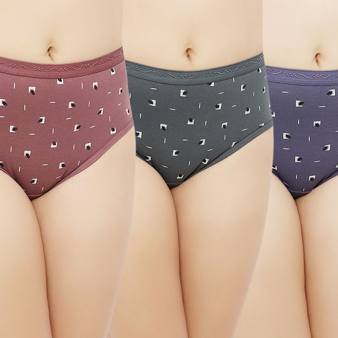 Printed Cotton Regular Fit Girls Hipster Panties