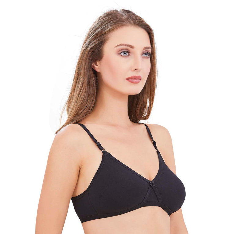 BlueNixie the best Cotton Comfort Cross Elastic T shirt Bra