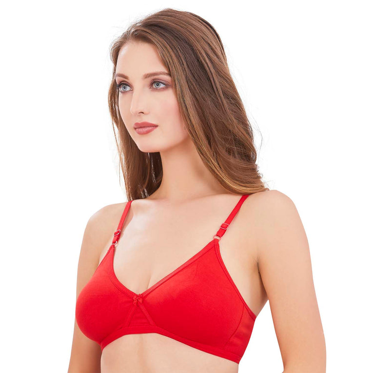 BlueNixie the best Cotton Comfort Cross Elastic T shirt Bra