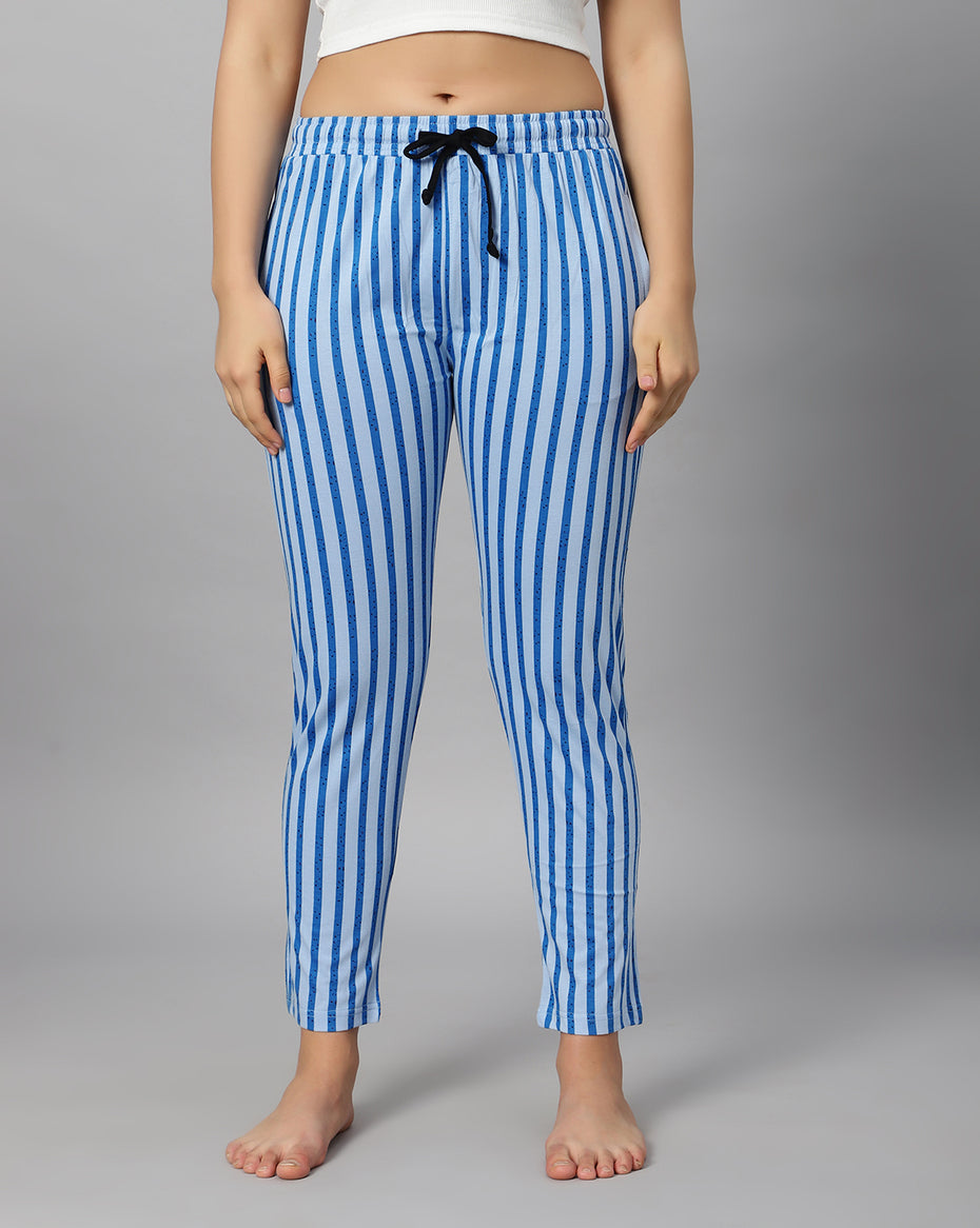 womens-Hosiery-Cotton-Printed-Pyjamas-Best-Price-with-both-side-zipper-pocket
