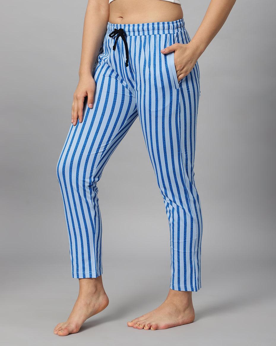 womens-Hosiery-Cotton-Printed-Pyjamas-Best-Price-with-both-side-zipper-pocket