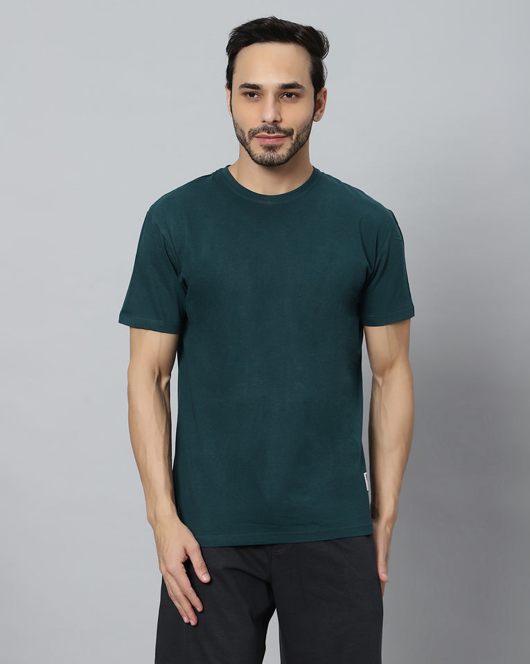 Ego trip Airforce color round neck half sleeve t-shirt