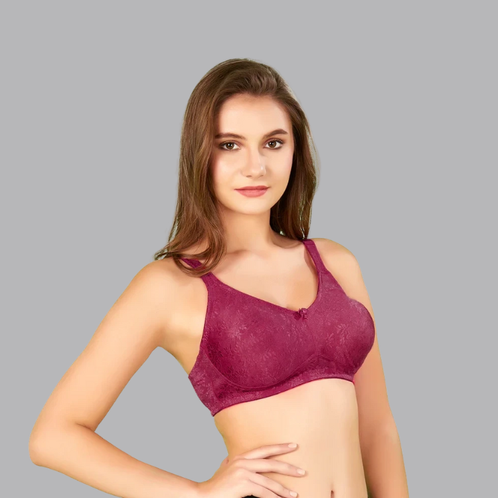 BlueNixie Smooth Cups Jacquard Full Coverage Bra