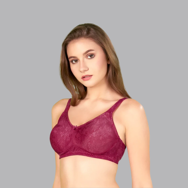 BlueNixie Smooth Cups Jacquard Full Coverage Bra